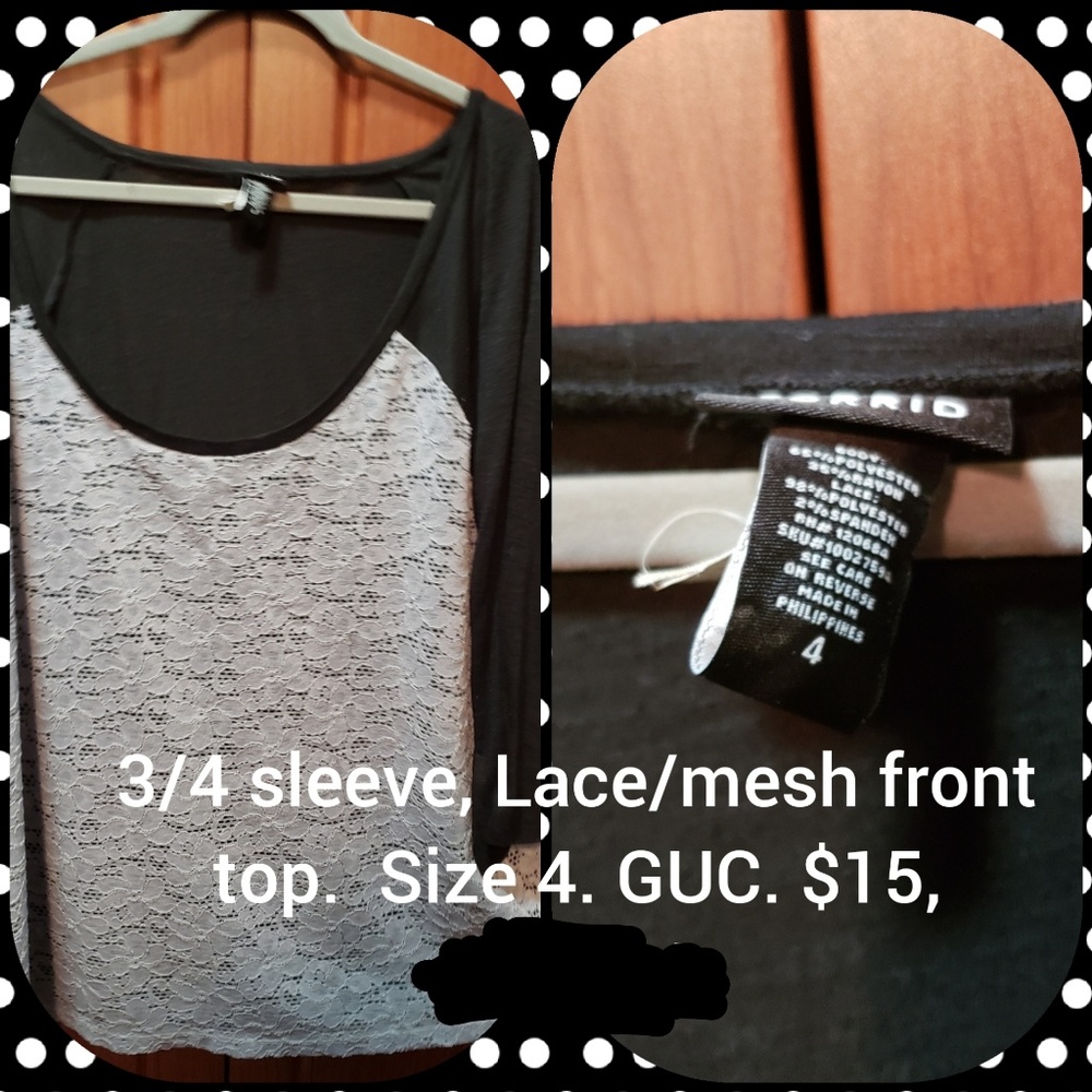 Torrid, size 4 top.